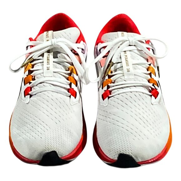Nike Shoes Womens 8.5 White Gradient Air Zoom Pegasus 38 Sneaker Trainer Running - Picture 8 of 16
